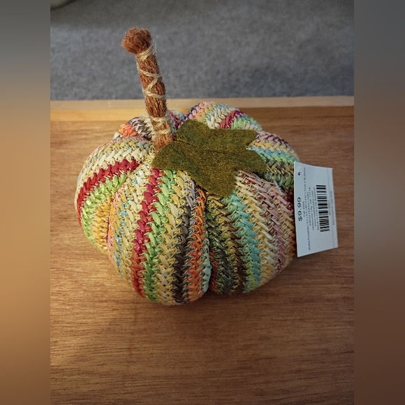 Hobby Lobby Other - Stuffed Pumpkin, Multi-color, NWT, 5.5"X5.6"